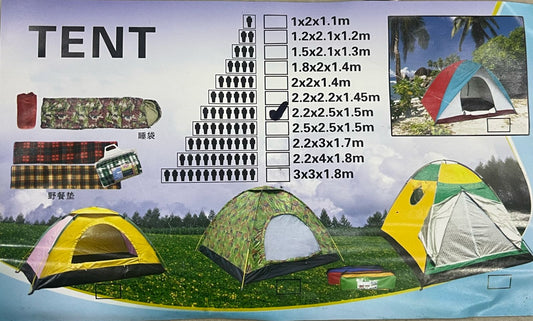 CAMPING TENT 7 PERS